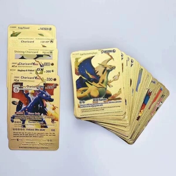 Pokemon Gold Foil Cards 55 ชิ้น - Image 2