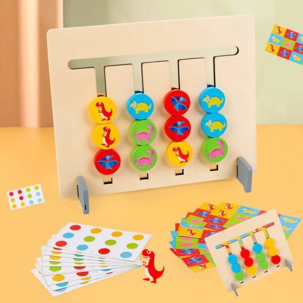 กระดานiQ เรียงสี montessori