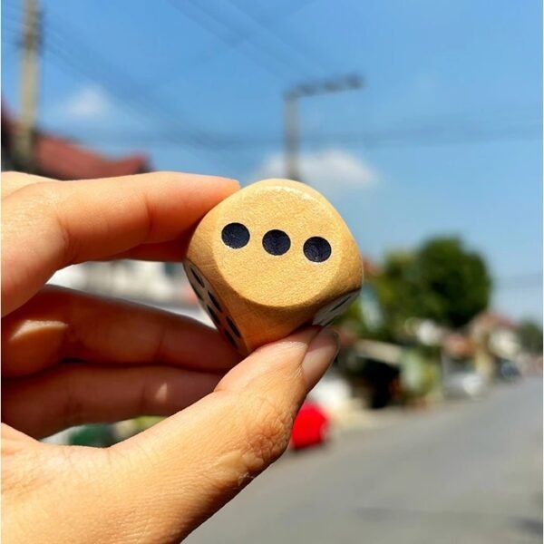 ลูกเต๋าไม้ยักษ์ 30 mm - Image 2