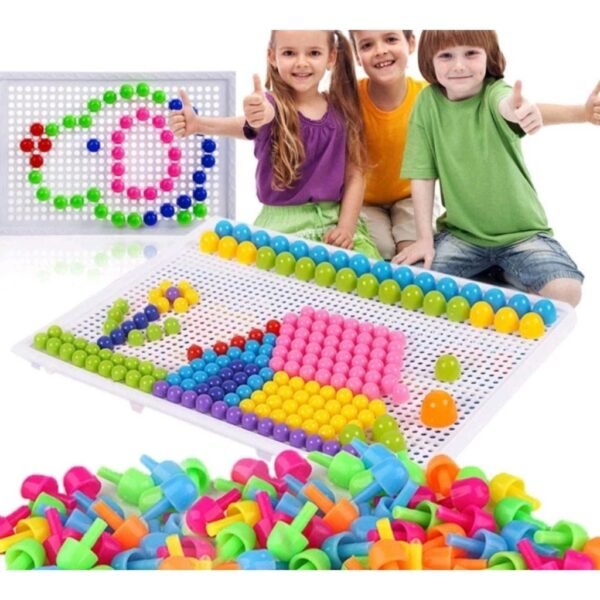 Creative Mosaic เกมบอร์ดโมเสคหมุดทรงเห็ด - Image 3